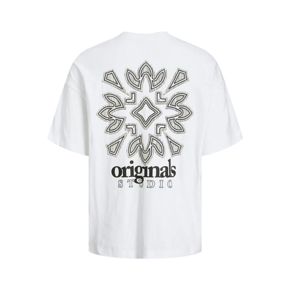 Tricou cu Mânecă Scurtă Bărbați Jack & Jones 12252953-177627 Alb (XL)