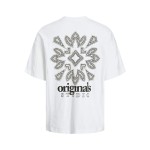 Tricou cu Mânecă Scurtă Bărbați Jack & Jones 12252953-177627 Alb (XL)