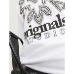 Tricou cu Mânecă Scurtă Bărbați Jack & Jones 12252953-177627 Alb (XL)