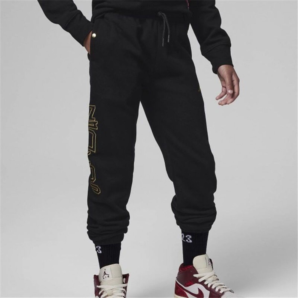 Pantaloni Sport pentru Copii Jordan Take Flight BG Flc Negru