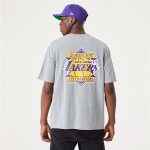 Tricou cu Mânecă Scurtă Bărbați New Era 60332201 Gri (S)