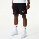 Pantaloni Scurți de Baschet pentru Bărbați New Era NBA Chicago Bulls Negru