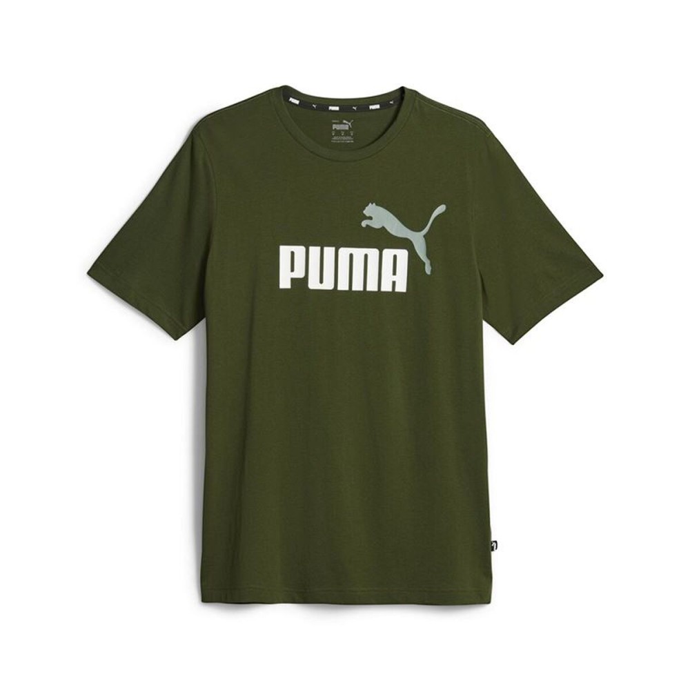 Tricou cu Mânecă Scurtă Bărbați Puma 586759 30 Verde inchis (L)