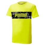 Tricou cu Mânecă Scurtă pentru Copii Puma 676285 40 Galben