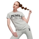 Tricou cu Mânecă Scurtă Femei Puma 676611 04 Gri deschis
