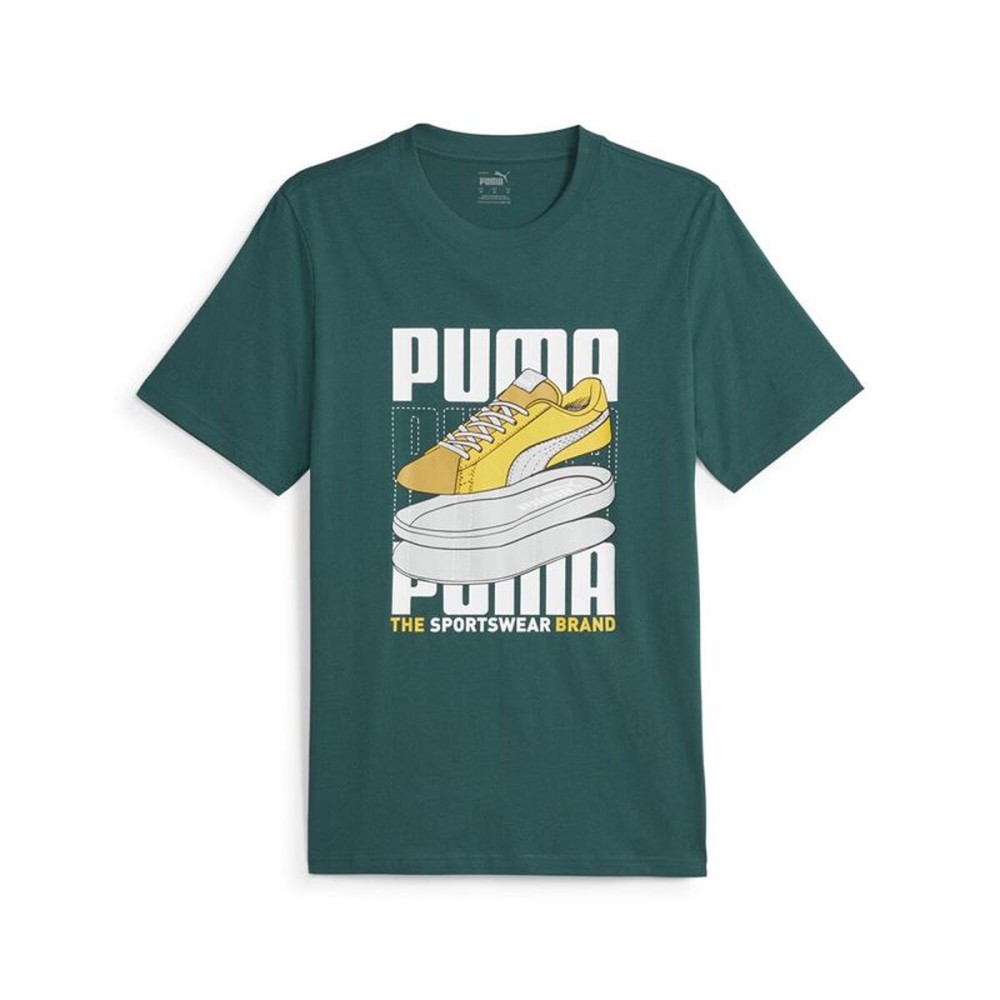 Tricou cu Mânecă Scurtă Bărbați Puma 677186 43 Albastru (M)