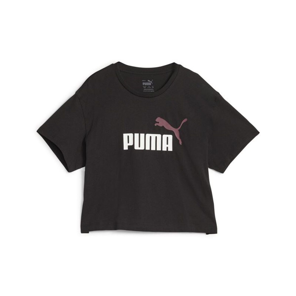 Tricou cu Mânecă Scurtă pentru Copii Puma 845346 74 Negru