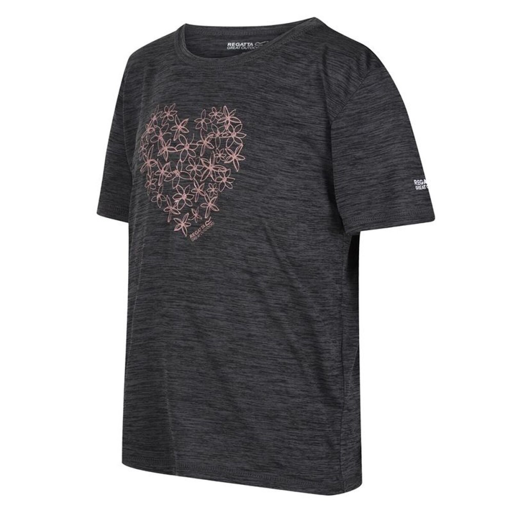 Tricou cu Mânecă Scurtă pentru Copii Regatta RKT143-4ZQ Gri