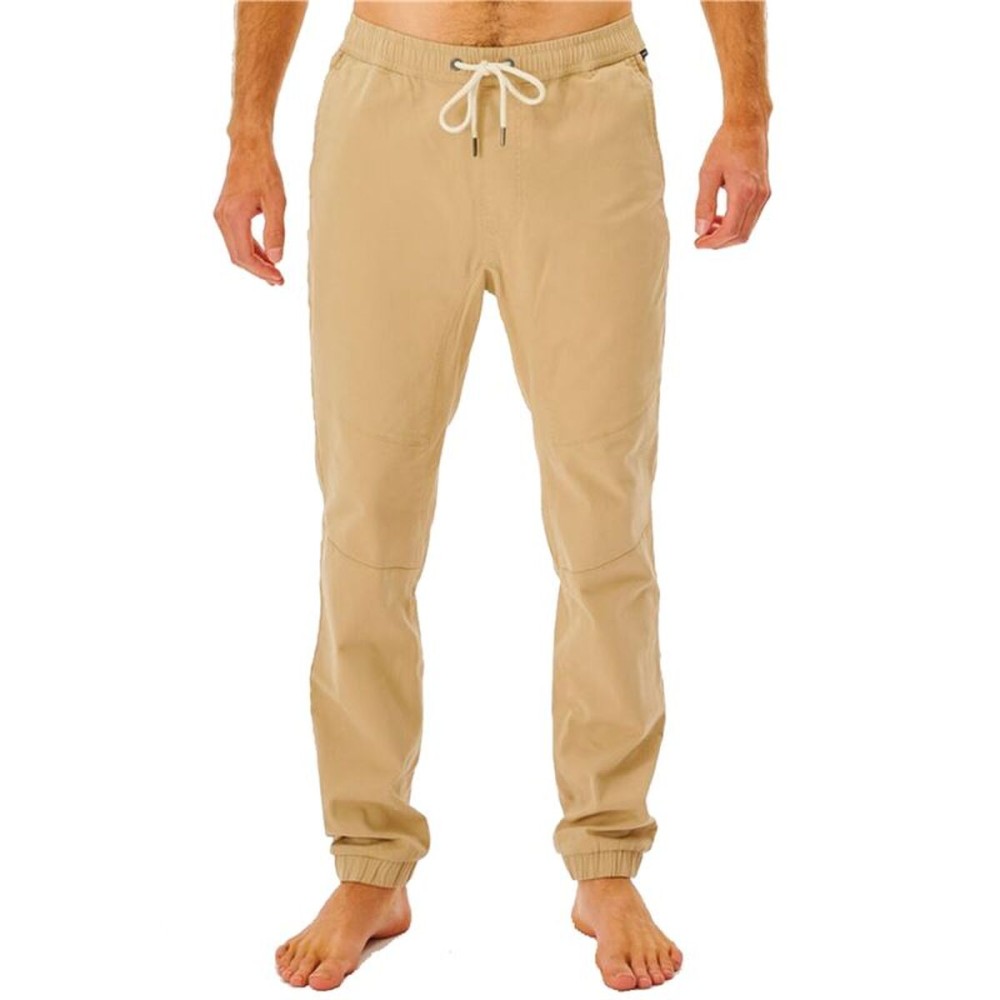 Pantaloni lungi de sport Rip Curl Re Entry Jogger Bej Bărbați