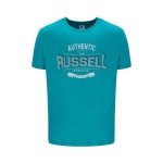 Tricou cu Mânecă Scurtă Bărbați Russell Athletic A30081-L6 146 Acvamarin (M)
