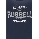 Tricou cu Mânecă Scurtă Bărbați Russell Athletic A30081-OB-155 Albastru închis (S)