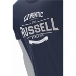 Tricou cu Mânecă Scurtă Bărbați Russell Athletic A30081-OB-155 Albastru închis (S)