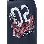 Tricou cu Mânecă Scurtă Bărbați Russell Athletic A30101-OB 155 Albastru închis (S)