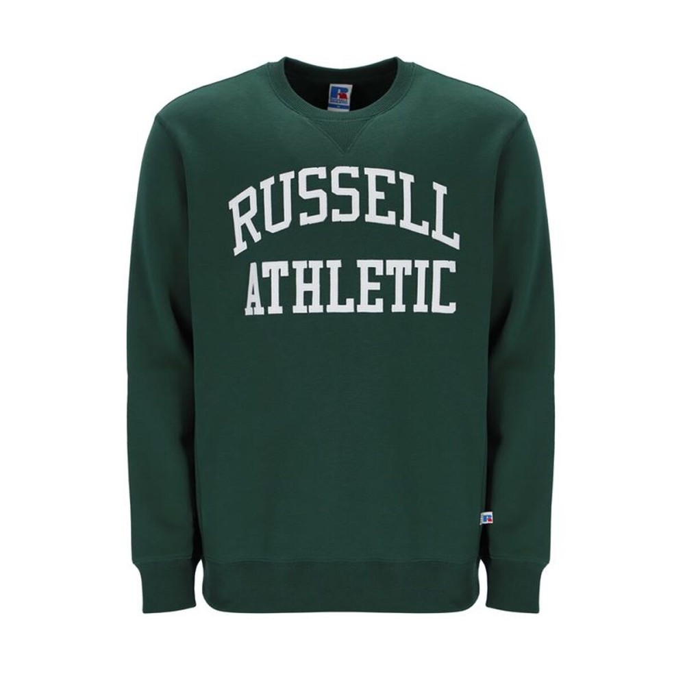 Hanorac fără Glugă Bărbați Russell Athletic Russell Iconic Verde