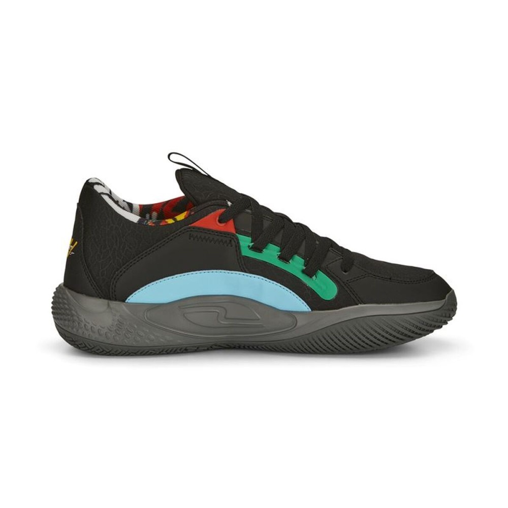 Încălțăminte de Baschet pentru Copii Puma Court Rider Chaos Negru