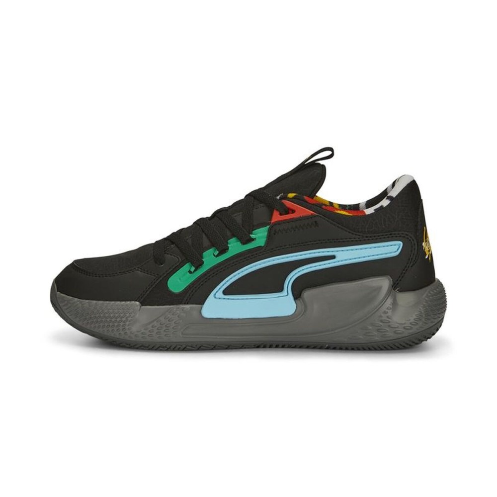 Încălțăminte de Baschet pentru Copii Puma Court Rider Chaos Negru