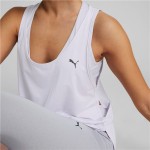 Tricou de Damă fără Mâneci Puma Studio Yogini Lite Lavandă