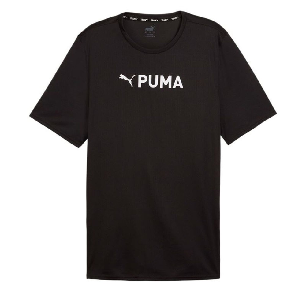 Tricou cu Mânecă Scurtă Bărbați Puma Fit Ultrabreath Negru