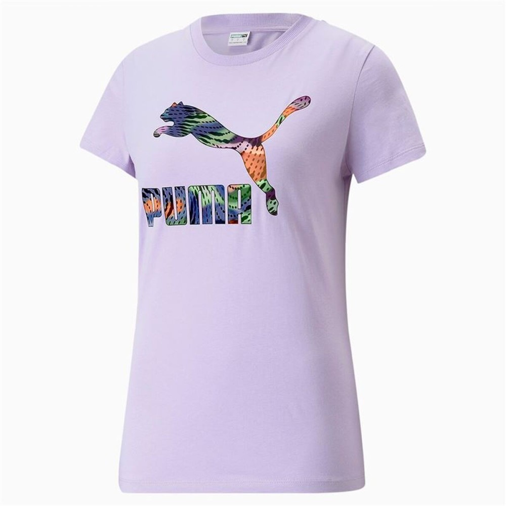 Tricou cu Mânecă Scurtă Femei Puma Classics Lavandă