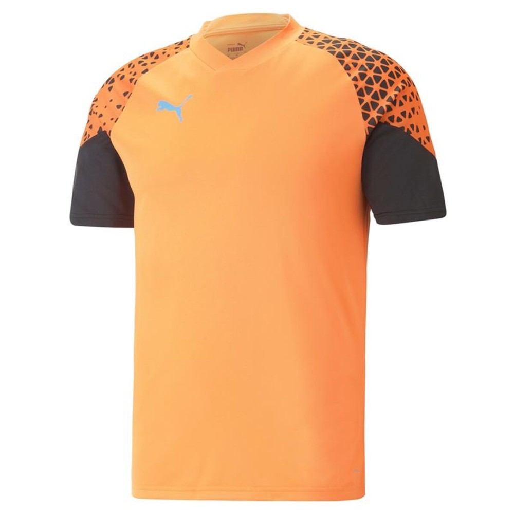 Tricou de Fotbal cu Mânecă Scurtă Bărbat Puma Individual Cup Training Ultra Portocaliu