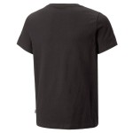 Tricou cu Mânecă Scurtă pentru Copii Puma Essentials+ Street Art Grap Negru