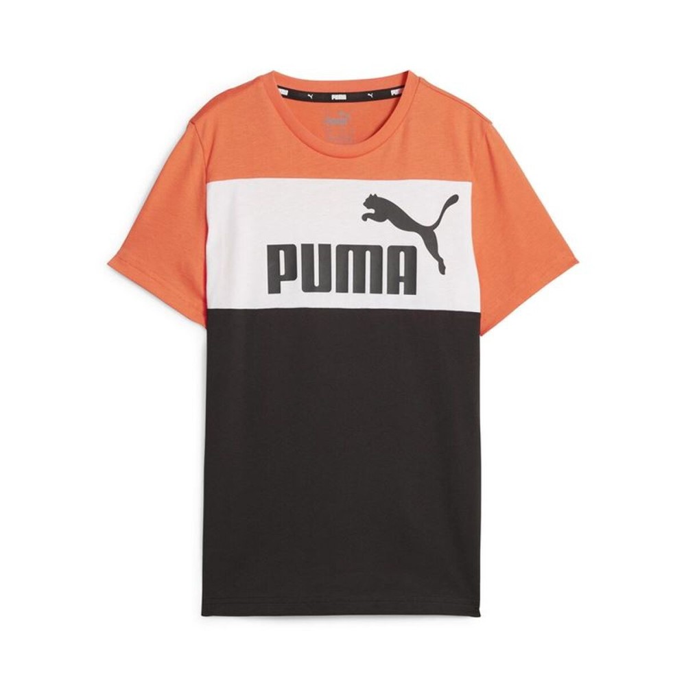 Tricou cu Mânecă Scurtă pentru Copii Puma Ess Block B