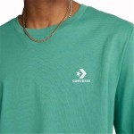 Tricou cu Mânecă Scurtă Bărbați Converse Classic Fit Left Chest Star Chevron Măslină