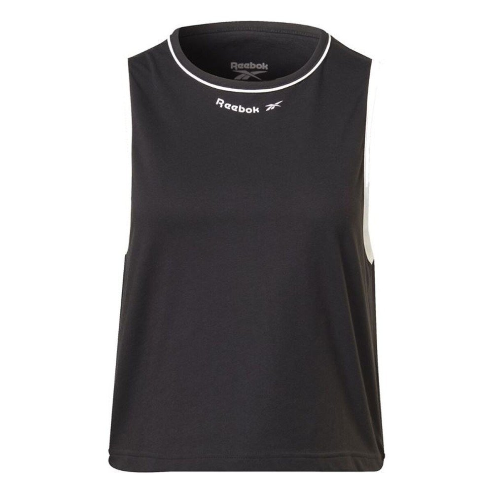 Tricou de Damă fără Mâneci Reebok Rie Negru