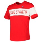 Tricou cu Mânecă Scurtă Bărbați Le coq sportif N°2 Rouge Roșu