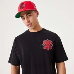 Tricou cu Mânecă Scurtă Bărbați New Era Championship Chicago Bulls Negru