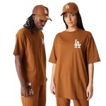 Tricou cu Mânecă Scurtă Bărbați New Era League Essentials Auriu*