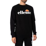 Tricou cu Mânecă Lungă Bărbați Ellesse SL Succiso Negru