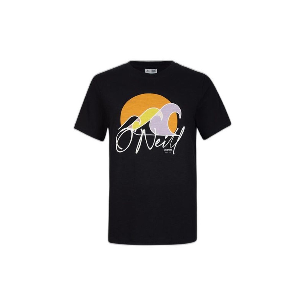 Tricou cu Mânecă Scurtă Femei O'Neill Luano Graphic Negru