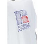 Tricou cu Mânecă Scurtă Bărbați Russell Athletic Emt E36201 Alb