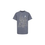 Tricou cu Mânecă Scurtă pentru Copii Jordan Jordan 23 Gold Line Gri închis