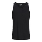 Tricou cu Bretele Bărbat Jack & Jones tampa Slub Negru