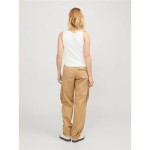 Tricou de Damă fără Mâneci Jack & Jones Jxdahlia Top Knit Alb