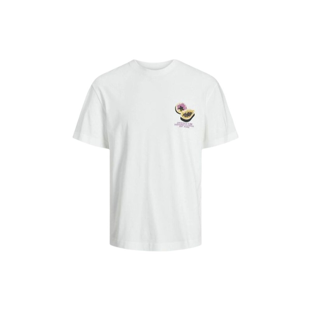 Tricou cu Mânecă Scurtă pentru Copii Jack & Jones tampa Back Bej