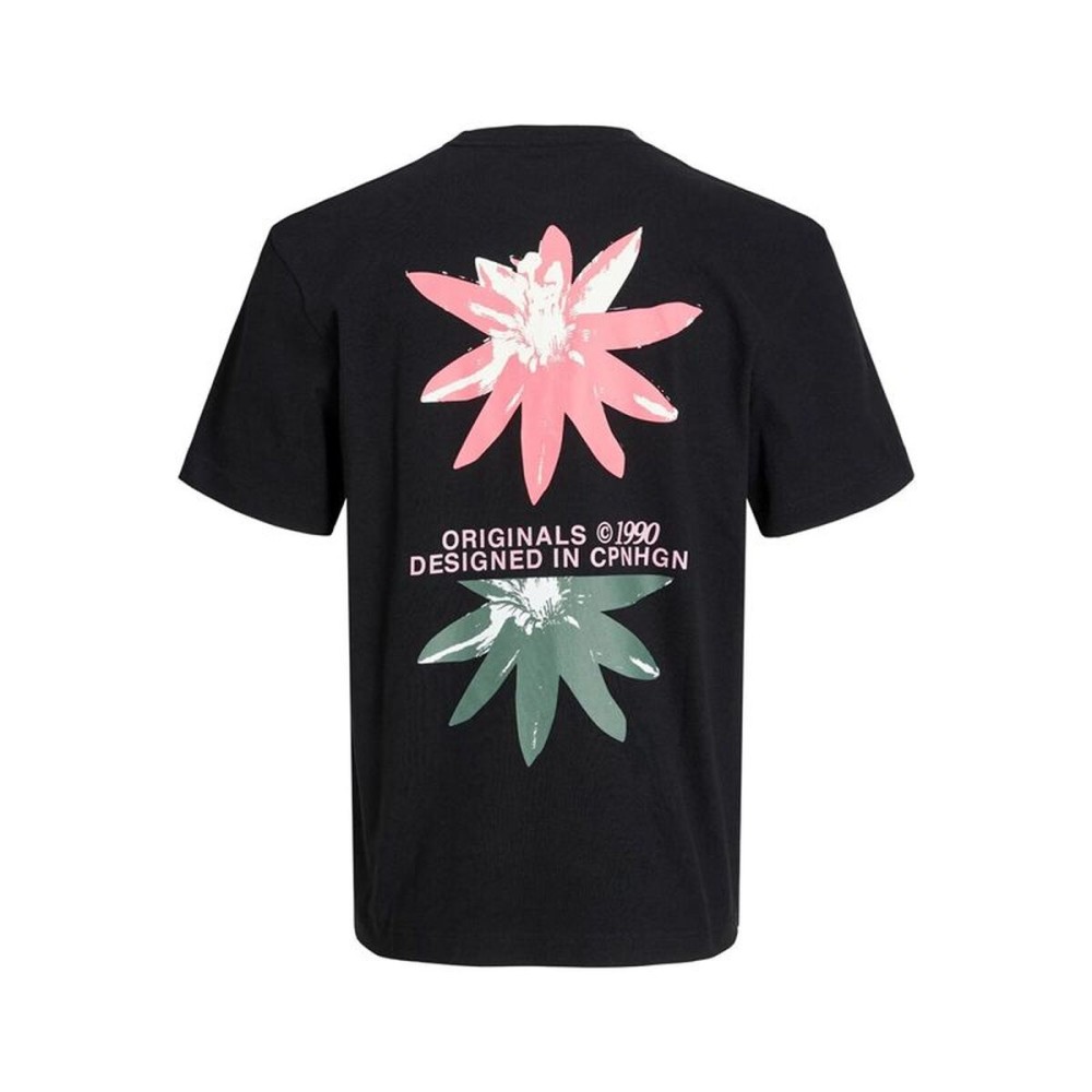 Tricou cu Mânecă Scurtă pentru Copii Jack & Jones tampa Back Negru