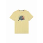 Tricou cu Mânecă Scurtă pentru Copii Jack & Jones Jjsummer Smu Vibe Ss Crew Galben