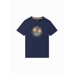 Tricou cu Mânecă Scurtă pentru Copii Jack & Jones Jjsummer Smu Vibe Tee Ss Crew Bleumarin