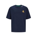 Tricou cu Mânecă Scurtă pentru Copii Jack & Jones Jorcole Back Print Tee Ss Bleumarin