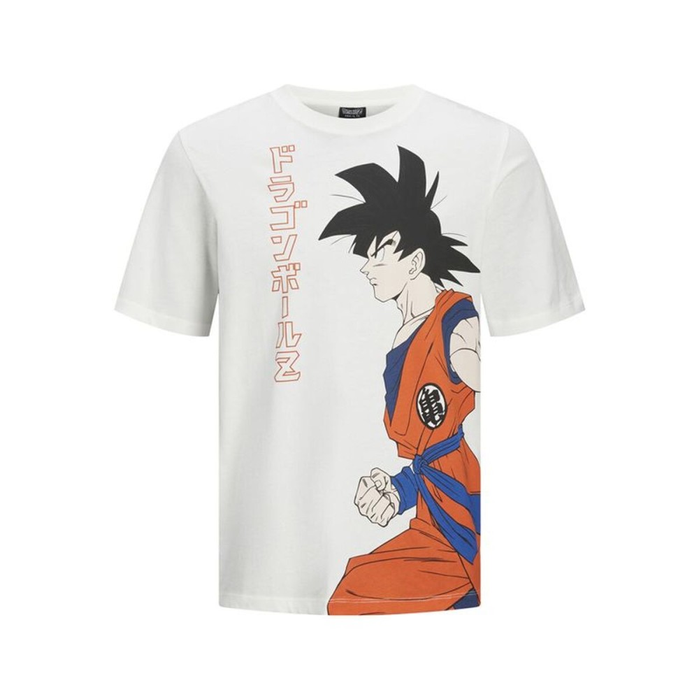 Tricou cu Mânecă Scurtă Bărbați Jack & Jones Jcodragon Tee Ss Crew Neck Alb