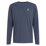 Tricou cu Mânecă Lungă Bărbați Odlo Neck L/S Zeroweight Chill-T Albastru