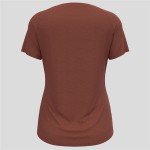 Tricou cu Mânecă Scurtă Femei Odlo Essential Maro