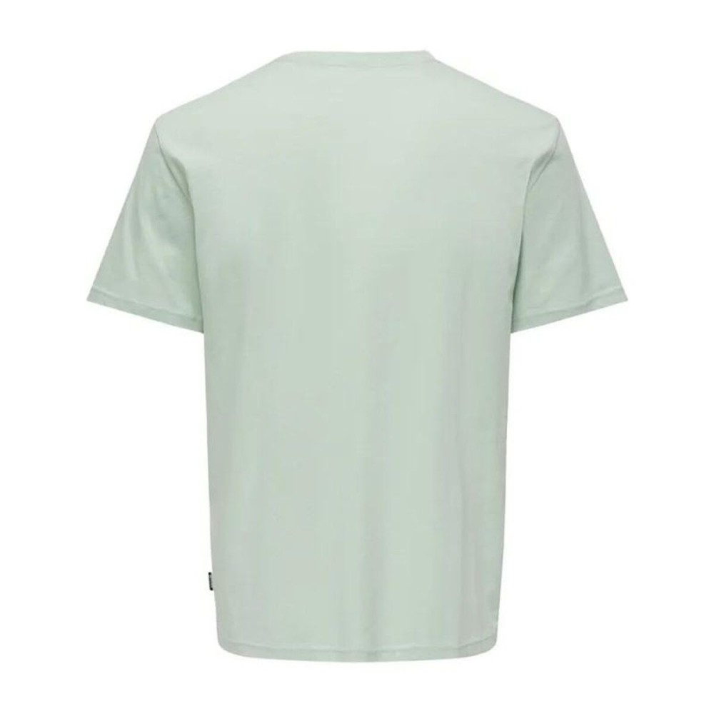 Tricou cu Mânecă Scurtă Bărbați Only & Sons Onskolton Reg Beach Surf Negru