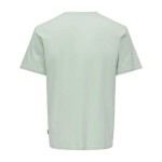 Tricou cu Mânecă Scurtă Bărbați Only & Sons Onskolton Reg Beach Surf Negru