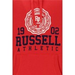 Hanorac cu Glugă Bărbați Russell Athletic  Hoody Roșu