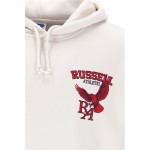 Hanorac cu Glugă Bărbați Russell Athletic Hoody Barry Alb