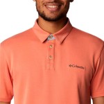 Tricou Polo cu Mânecă Scurtă Bărbați Columbia Nelson Point Coral